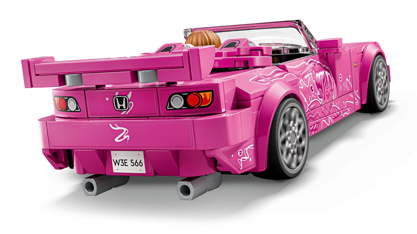 LEGO® Speed Champions Honda S2000 aus 2 Fast 2 Furious – Actionreicher Bauspaß für Fans & Sammler | 300 Teile – Adrenalin pur für dein Regal!