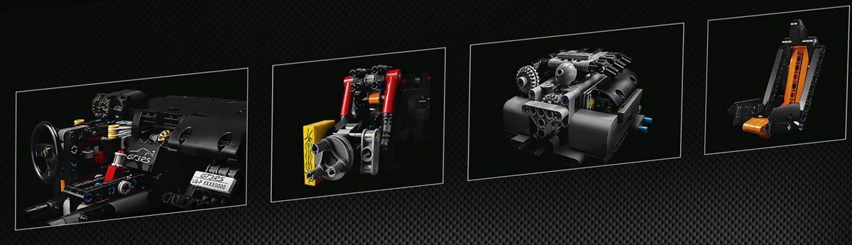 LEGO® Technic Porsche 911 GT3 RS – Exklusives Supercar mit realistischen Details & Sammlerqualität - 42056 2704 Teile