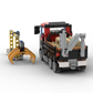 LEGO® LKW mit Ladekran, Paletten & Nummernschild – Baustellenfahrzeug für LEGO City, Transport & Baustelle