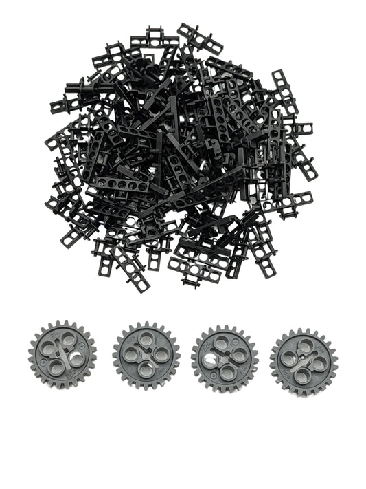 LEGO® Chain Links Black and Gears Gray NEW! Quantity 54x 