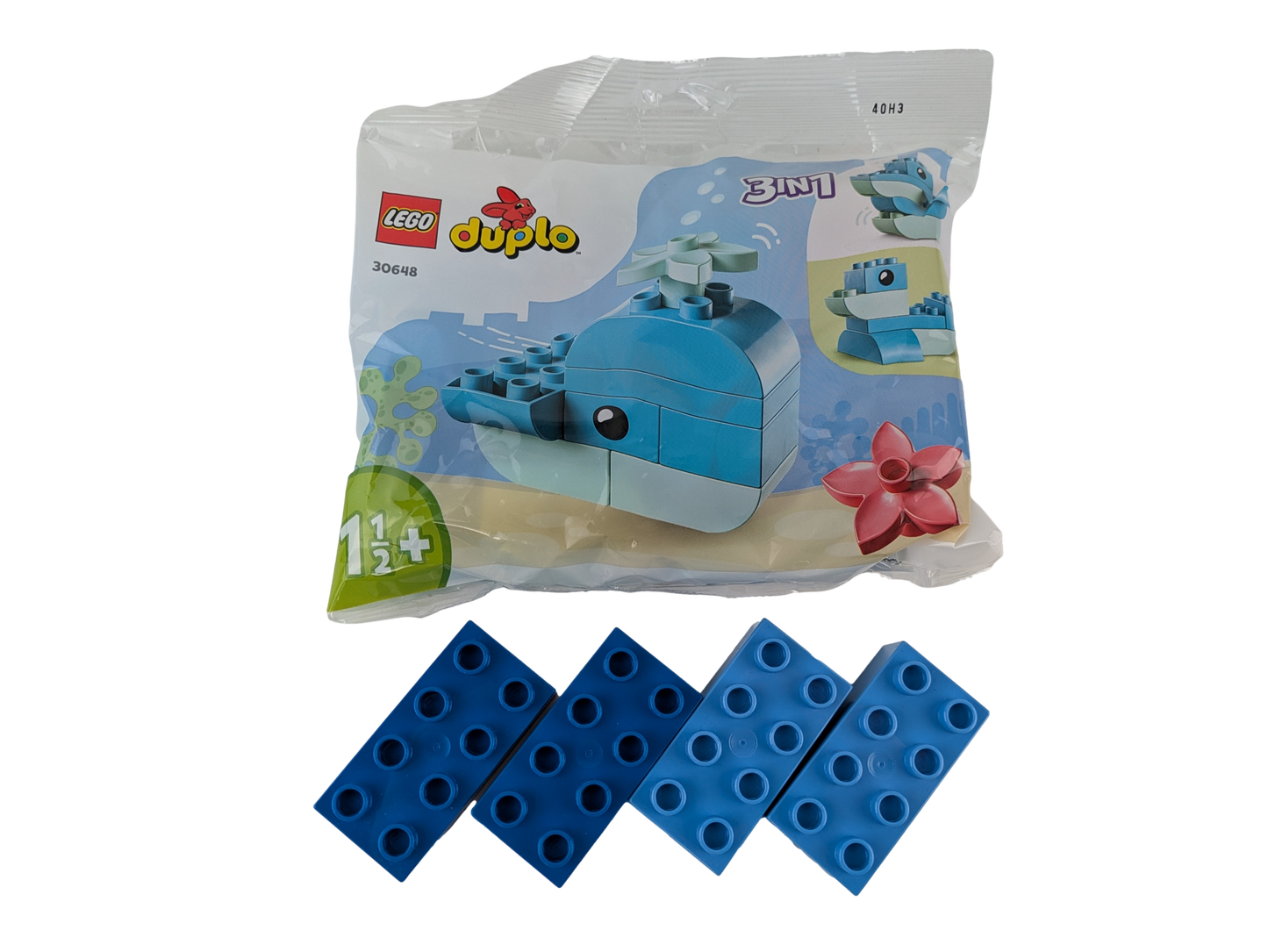 Entdecke die Magie der Meere: LEGO® DUPLO® Wal-Abenteuer – Farbenfrohes Ozean-Spielset für kleine Entdecker, 13 Teile