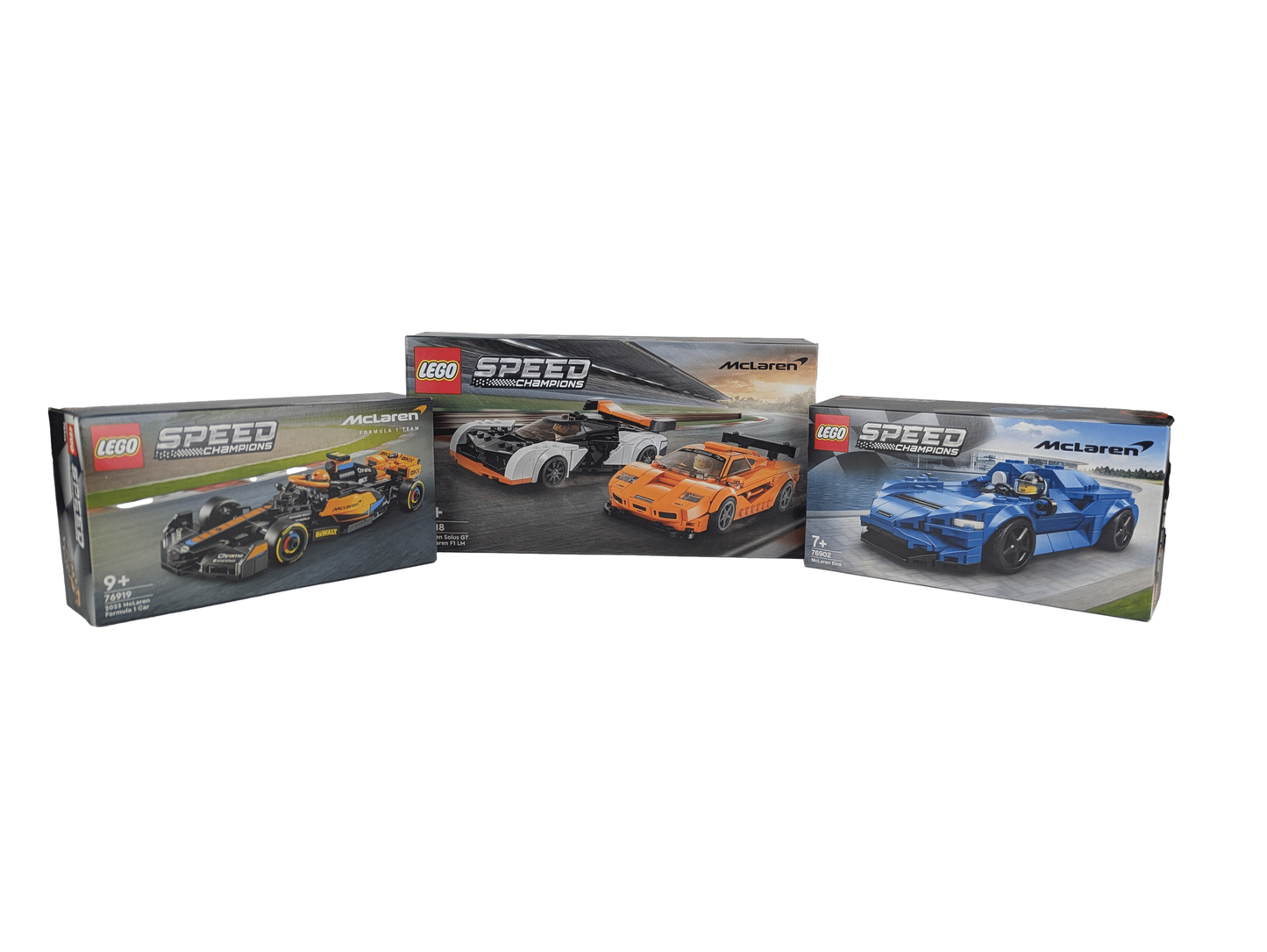 LEGO® McLaren Speed Champions Super Pack – Exklusive 3er-Set Rennwagen-Kollektion für Motorsport-Fans & Sammler (76902, 76918, 76919) – 1089 Teile Power & Präzision