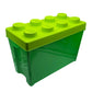 LEGO® Aufbewahrungsbox Groß Grün mit Deckel Stapelbar Spielzeugbox 37x18x26cm 1 Stück