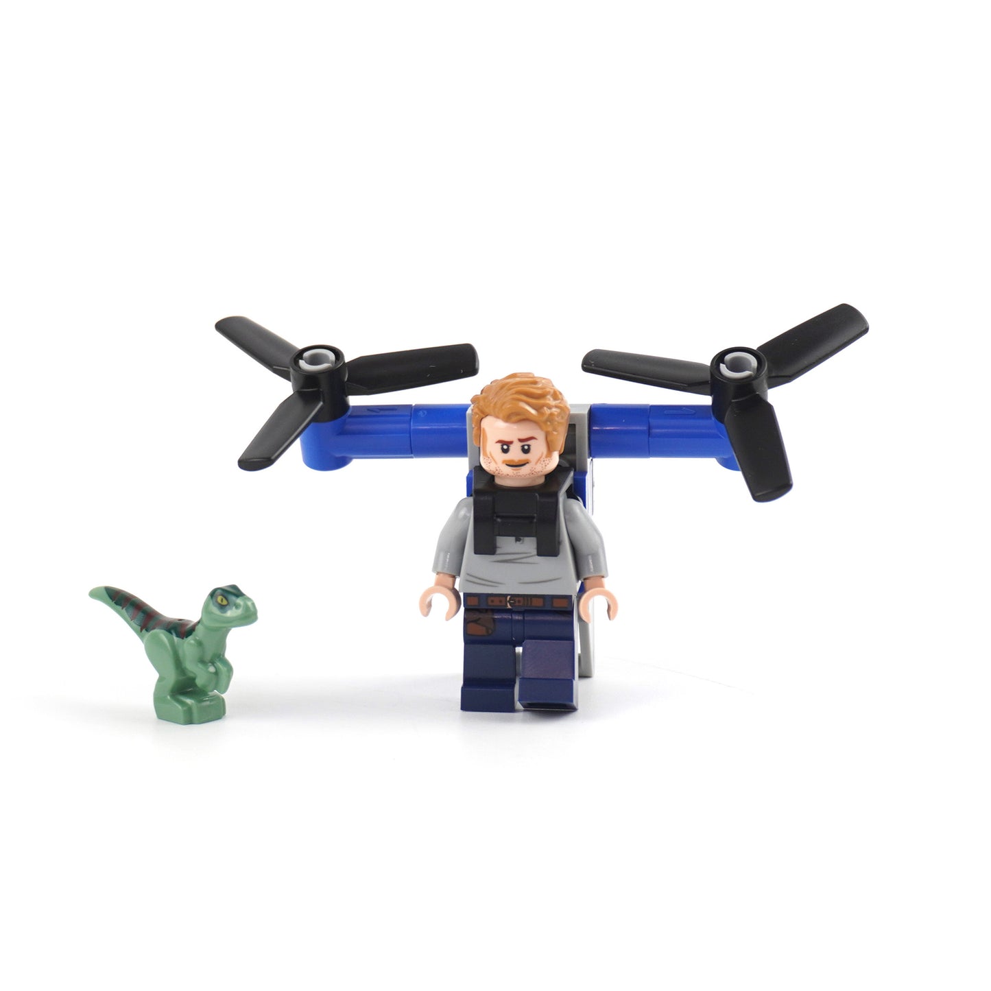 LEGO® Jurassic World Owen mit Jetpack und Raptor - 122328 NEU! Menge 1x