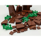 LEGO® MOC Baum Wald Set Klein Rotbraun Grün NEU! Menge 80x