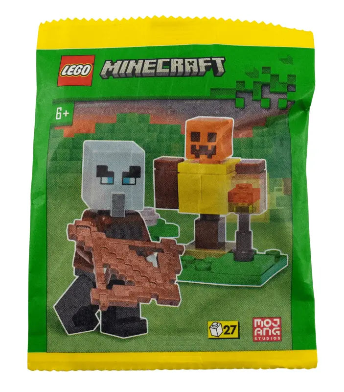 LEGO Minifigur Minecraft Pillager mit Trainingsdummy - 662306 NEU!