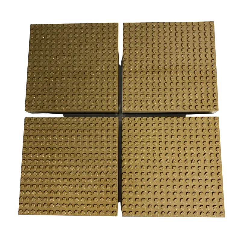 LEGO® 16x16 Platten Bauplatten Dunkelbeige Beidseitig bebaubar