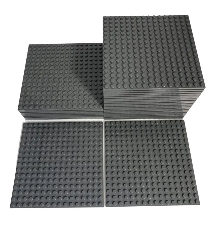 LEGO® 16x16 Platten Bauplatten Dunkelgrau Beidseitig bebaubar