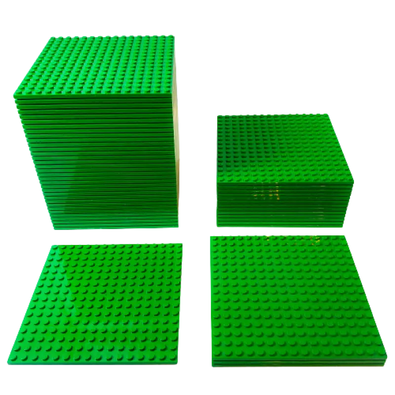 LEGO® 16x16 Platten Bauplatten Dunkelgrün Beidseitig bebaubar