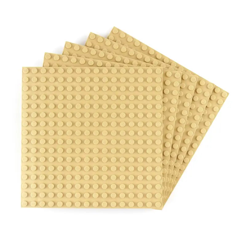 LEGO® Bauplatten 16x16 Hellbeige - Beidseitig Bebaubar für Endlose Kreativität | 2er Set 91405 NEU!