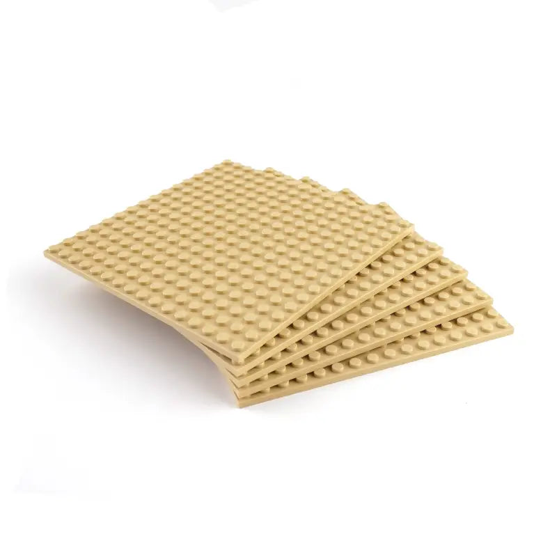 LEGO® Bauplatten 16x16 Hellbeige - Beidseitig Bebaubar (4er Set) | Endlose Kreativität Entfesseln! NEU 91405
