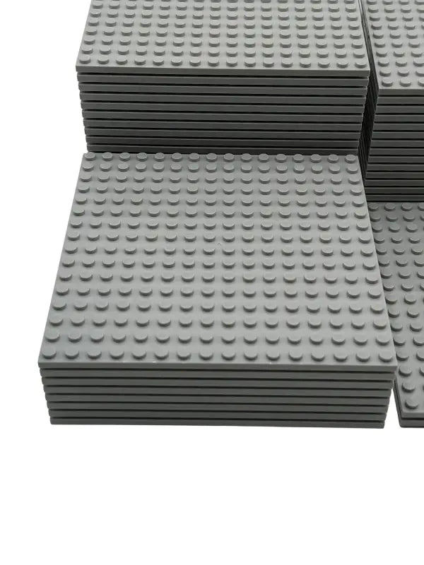 LEGO® 16x16 Platten Bauplatten Hellgrau Beidseitig bebaubar - 91405