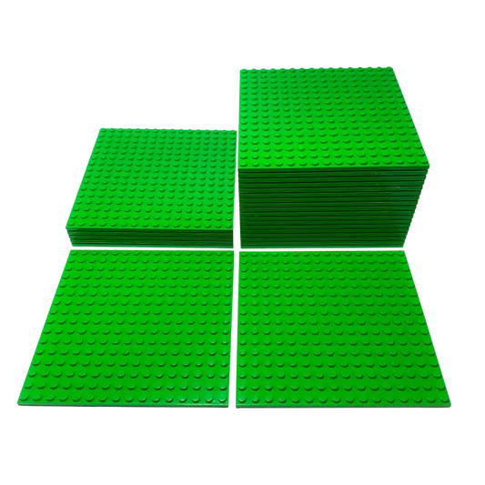 LEGO® 16x16 Platten Bauplatten Hellgrün Beidseitig bebaubar - 91405
