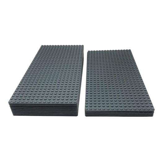 LEGO® 16x32 Grundplatten Bauplatten Dunkelgrau Einseitig bebaubar