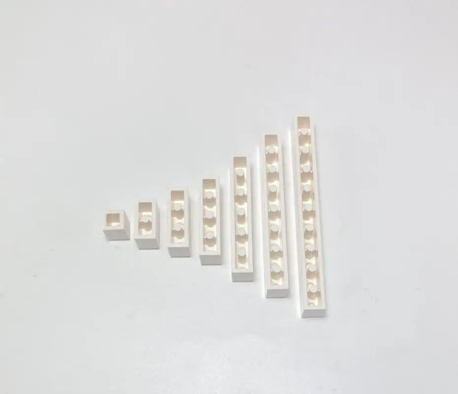 LEGO® 1x1,1x2,1x3,1x4 Steine Hochsteine Weiß Gemischt NEU! Menge 100x