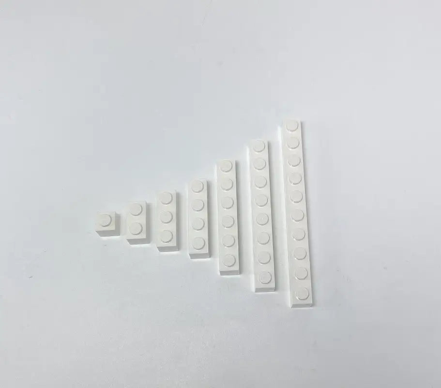 LEGO® 1x1,1x2,1x3,1x4 Steine Hochsteine Weiß Gemischt NEU! Menge 100x