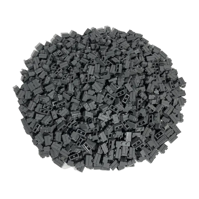 LEGO® 1x2 Mauersteine Bausteine Dunkelgrau - 98283 NEU! Menge 50x