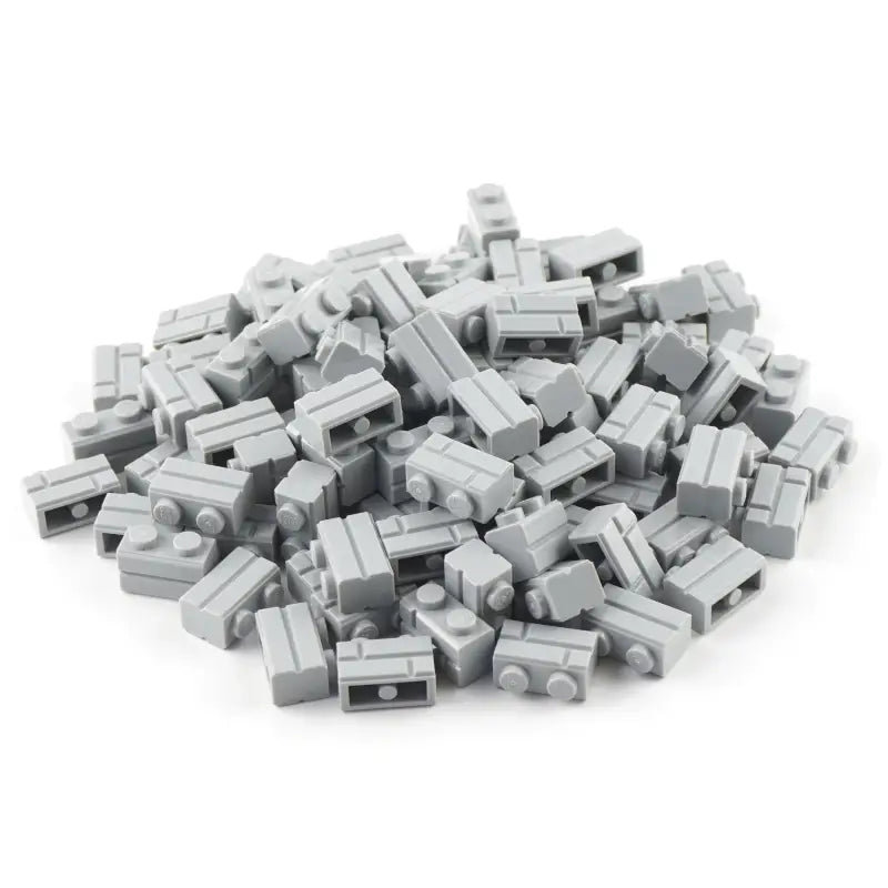 LEGO® 1x2 Mauersteine Hellgrau - 100x Bausteine für kreative Bauprojekte - NEU! Perfekte Basis beeindruckende Modelle