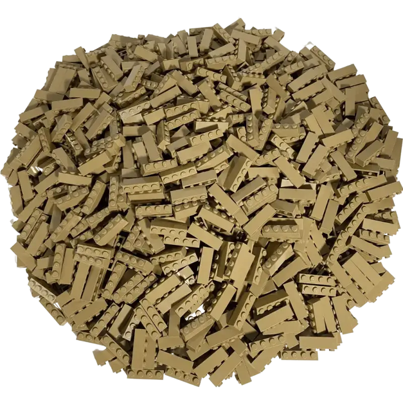 LEGO® 1x4 Steine Hochsteine Dunkelbeige - 3010 NEU! Menge 250x