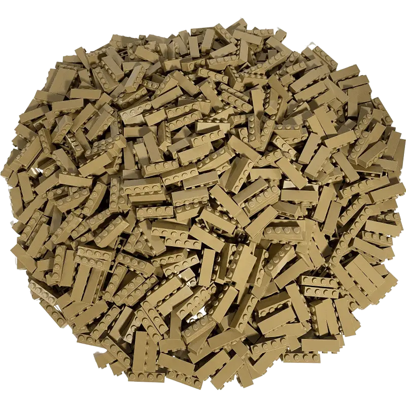 LEGO® 1x4 Steine Hochsteine Dunkelbeige - 3010 NEU! Menge 250x