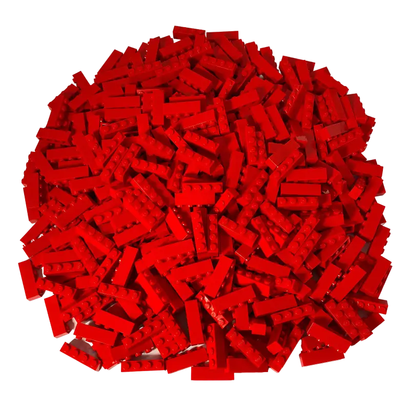 LEGO® 1x4 Steine Hochsteine Rot - 3010 NEU! Menge 250x