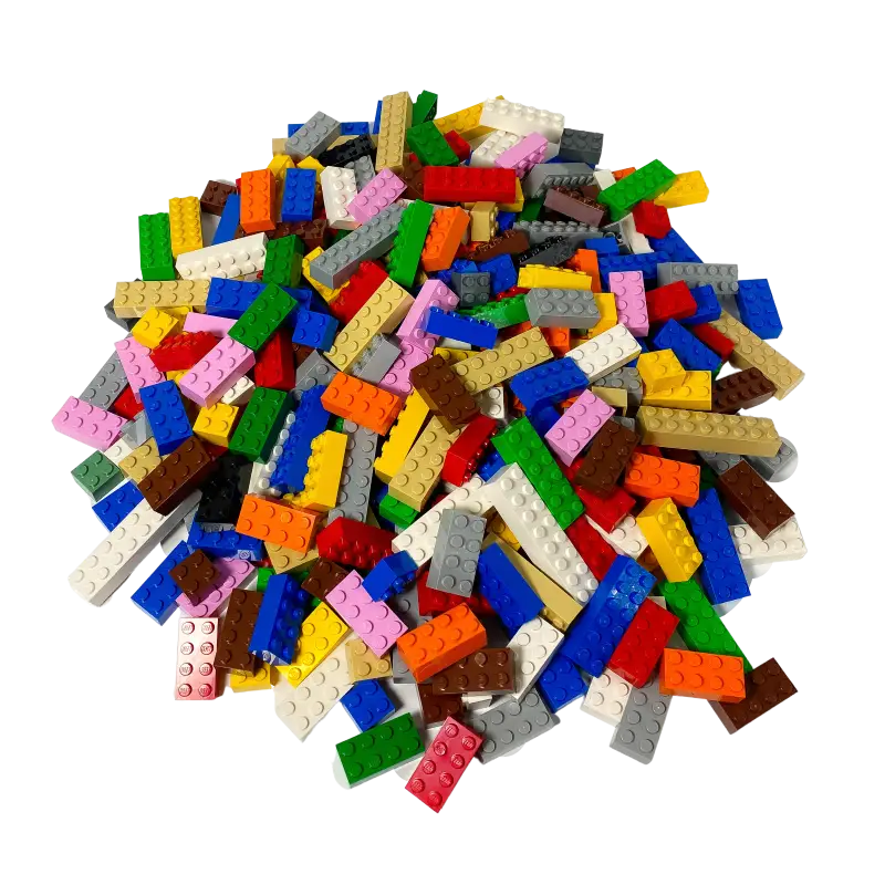 LEGO® 2x2 2x4 2x6 Steine Hochsteine Bunt Gemischt NEU! Menge 1000x