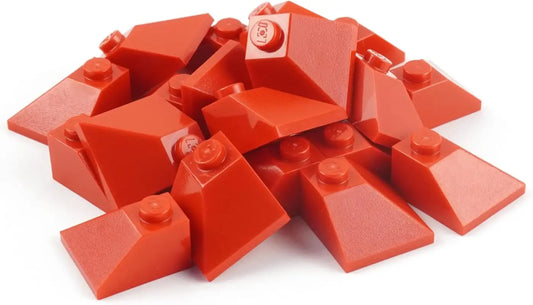 LEGO® 2x2 Dachsteine Eckstein Außenecke Rot - 3045 NEU! Teile 25x