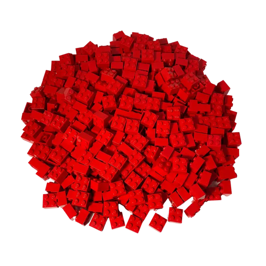 LEGO® 2x2 Steine Bausteine Rot - 3003 NEU! Menge 100x