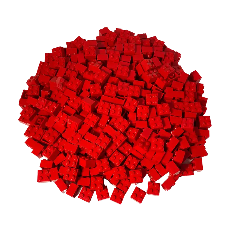 LEGO® 2x2 Steine Hochsteine Rot - 3003 NEU! Menge 100x