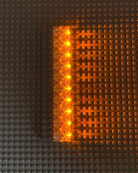 LEGO® 2x3 Lichtsteine Leuchtstein Gelb Orange LED - 54930c02 NEU!