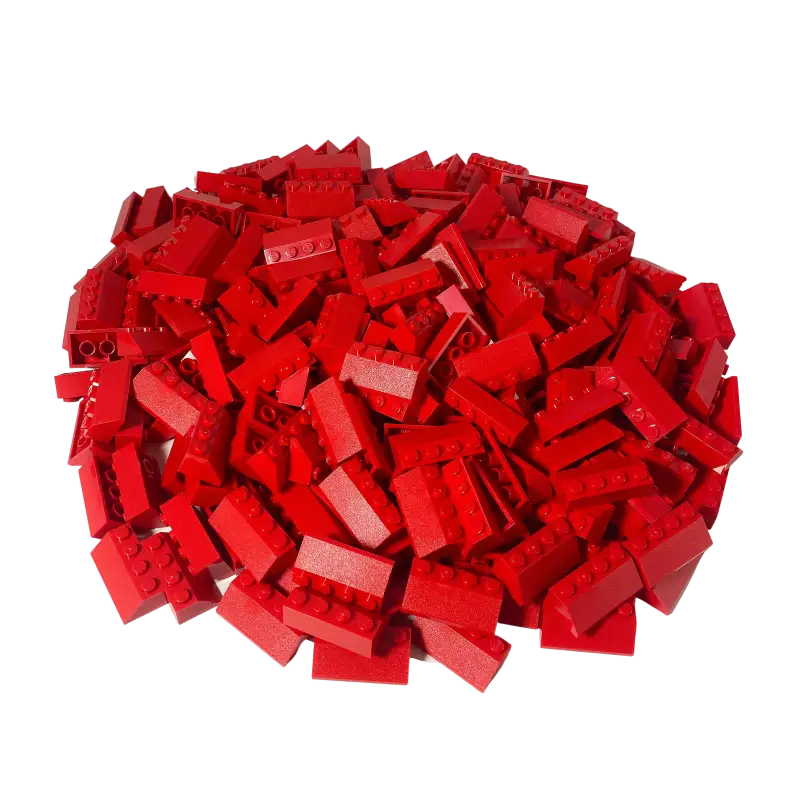 LEGO® 2x4 Dachsteine Dach Rot für - 3037 NEU! Menge 100x