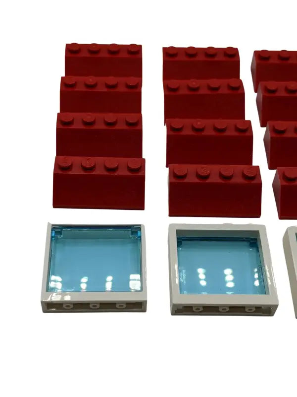 LEGO® 2x4 Dachsteine Dach Rot für - 3037 NEU! Menge 25x