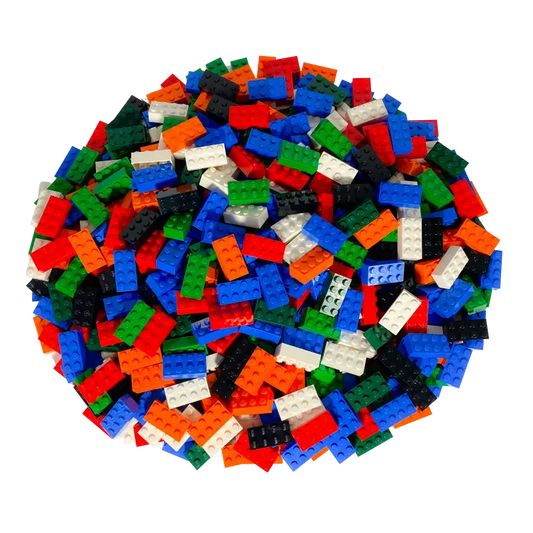 LEGO® 2x4 Steine Hochsteine Bunt Gemischt - 3001 NEU! Menge 100x