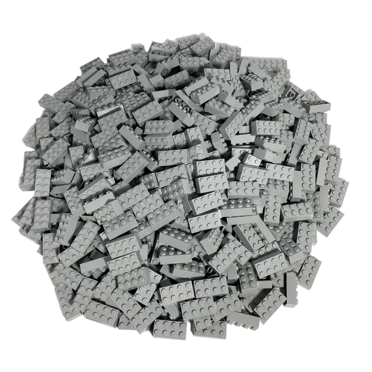 LEGO® 2x4 Steine Hochsteine Hellgrau - 3001 NEU! Menge 25x
