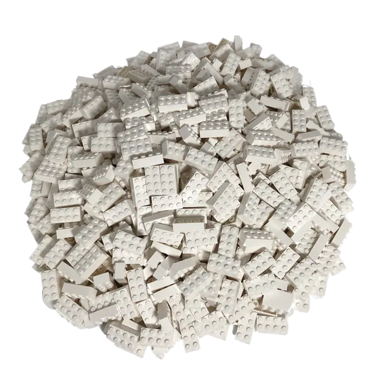 LEGO® 2x4 Steine Hochsteine Weiß - 3001