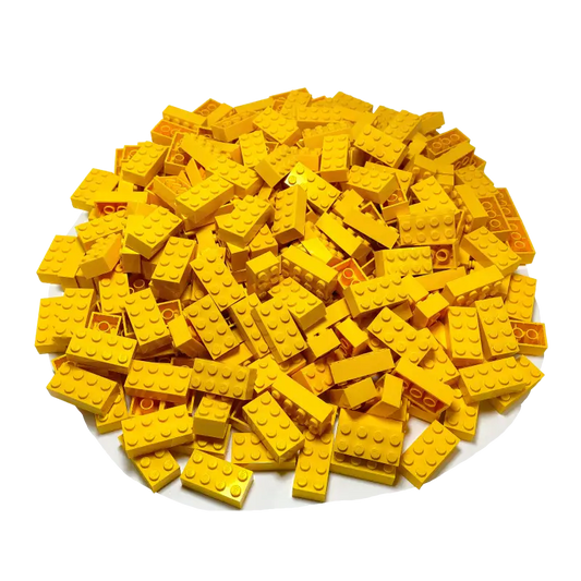 LEGO® 2x4 Steine Kiloware - 1 Kilo in Gelb NEU!