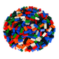LEGO® 2x4 Steine Kiloware - 1 Kilo in Mehrfarbig NEU!