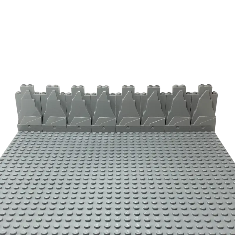 LEGO® 2x4x6 Felsen Felsplatte Berg Hellgrau - 47847 NEU! Menge 40x