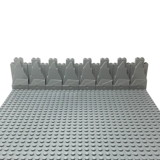 LEGO® 2x4x6 Felsen Felsplatte Berg Hellgrau - 47847 NEU! Menge 40x