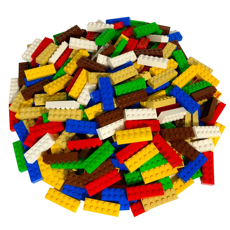 LEGO® 2x6 Steine Hochsteine Bunt Gemischt - 2456 NEU! Menge 100x