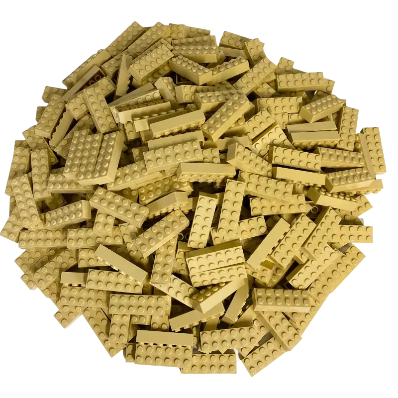 LEGO® 2x6 Steine Hochsteine Hellbeige - 2456 NEU! Menge 100x