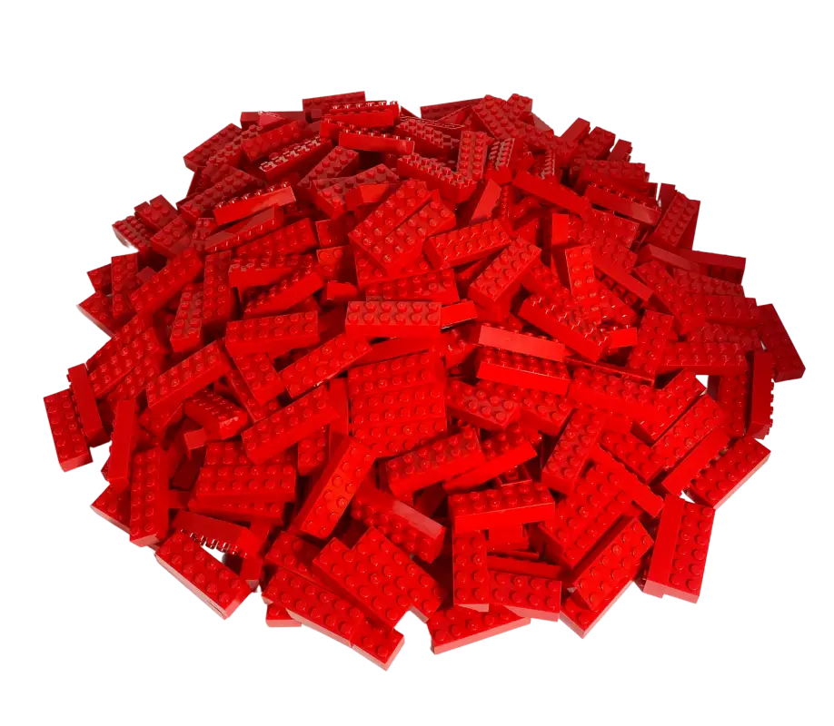 LEGO® 2x6 Steine Hochsteine Rot - 2456 NEU! Menge 100x