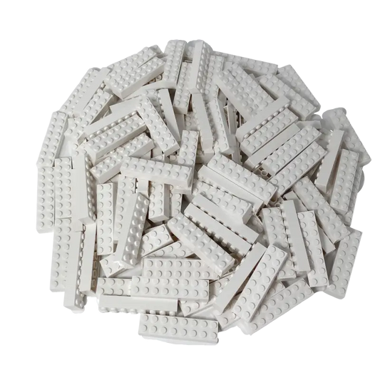 LEGO® 2x8 Steine Hochsteine Weiß - 3007 NEU! Menge 10x