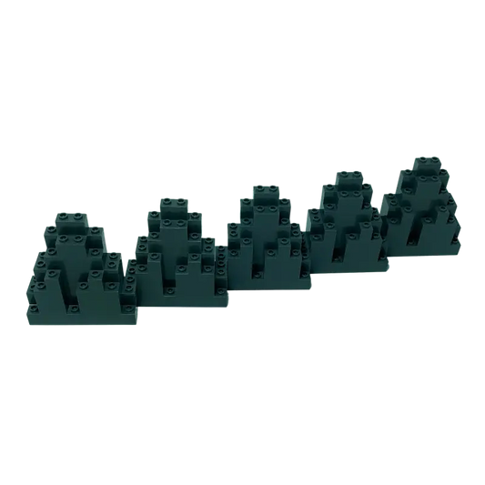 LEGO® 3x8x7 Felsen Felsplatte LURP Berg Dunkelgrau - 6083 NEU! Menge
