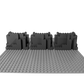 LEGO® 4x10x6 Felsen Felsplatte Berg Dunkelgrau - 6082 NEU! Menge 25x