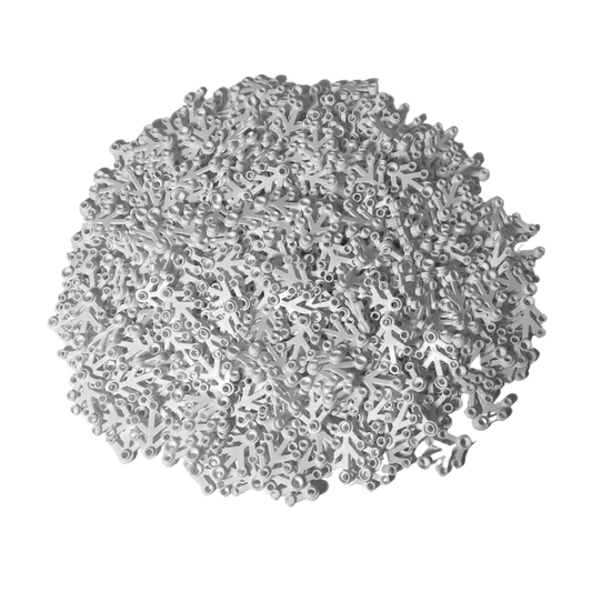 LEGO® Pflanzen-Set: 50x Weiße 4x3 Blätter für Kreative Bauprojekte - Frische Ideen Dein Bauwerk! NEU!