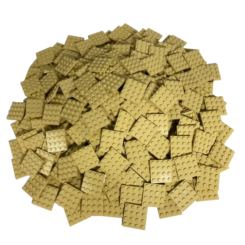 LEGO® 4x4 Platten Bauplatten Hellbeige - 3031 NEU! Menge 100x