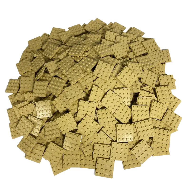 LEGO® 4x4 Platten Bauplatten Hellbeige - 3031 NEU! Menge 100x