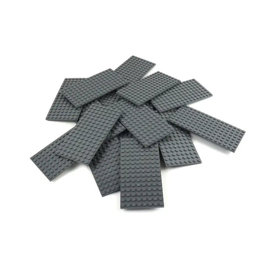 LEGO® Bauplatten 8x16 Dunkelgrau - Kreative Basis für Deine Bauprojekte! NEU! 10er Set