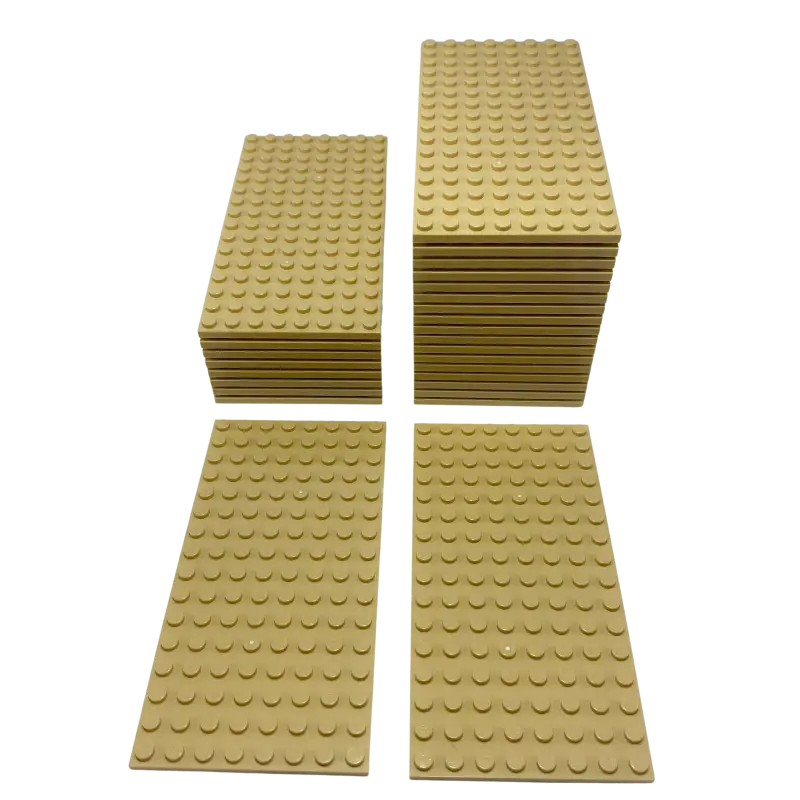 LEGO® 8x16 Platten Bauplatten Hellbeige - 92438 NEU! Menge 10x